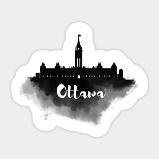 Ottawa watercolor Sticker